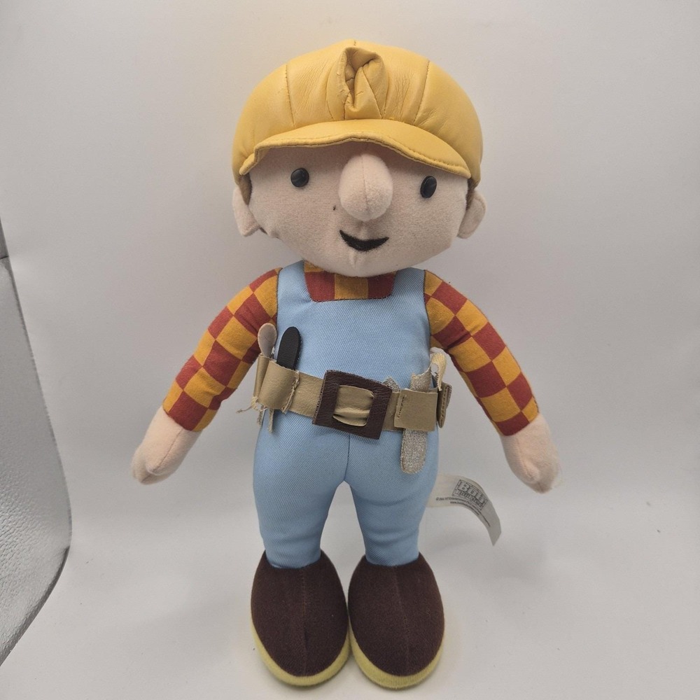 Vintage Bob The Builder Plush 2004 - HIT Entertainment - Nanco